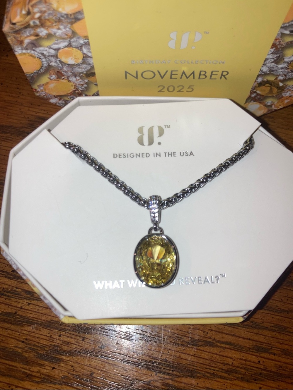 Bomb Party "Anchored in Radiance" NK72022 Citrine on Hematite Plating
MSRP $142